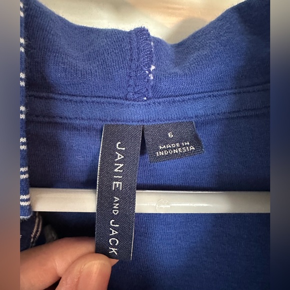 Janie and Jack Bundle (button-up and hoodie) - Picture 4 of 7